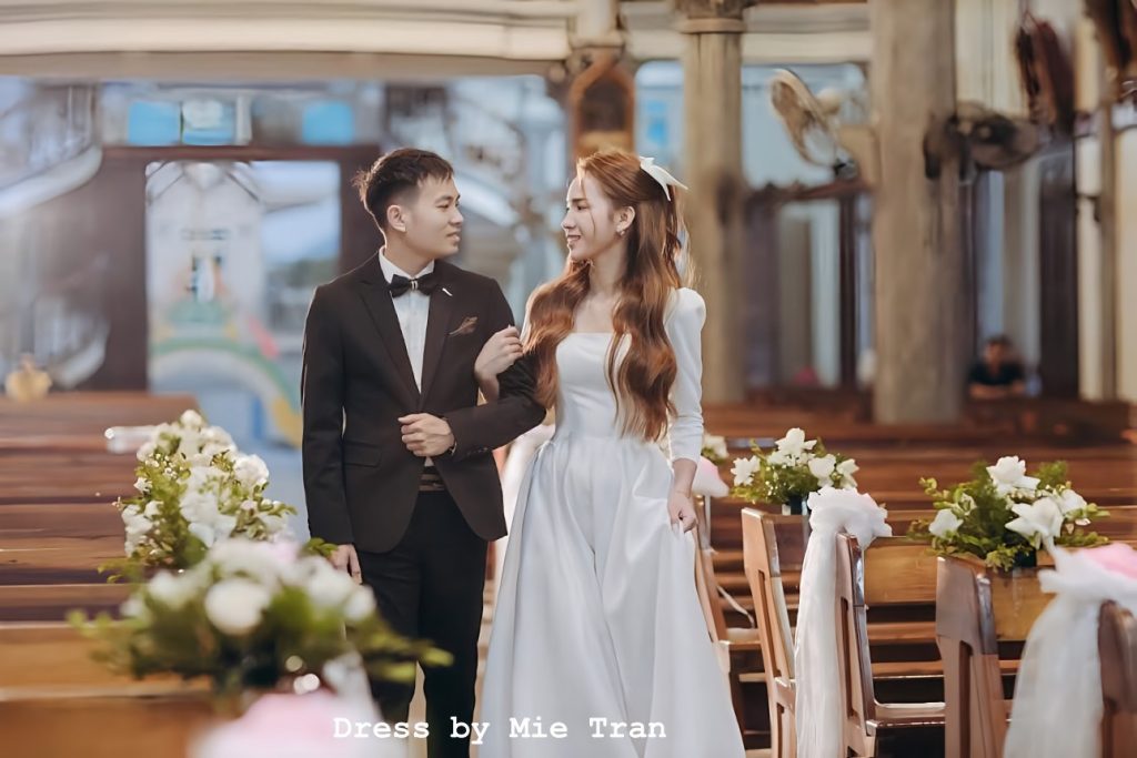 lưu ý cần tránh khi chọn váy cưới làm lễ nhà thờ